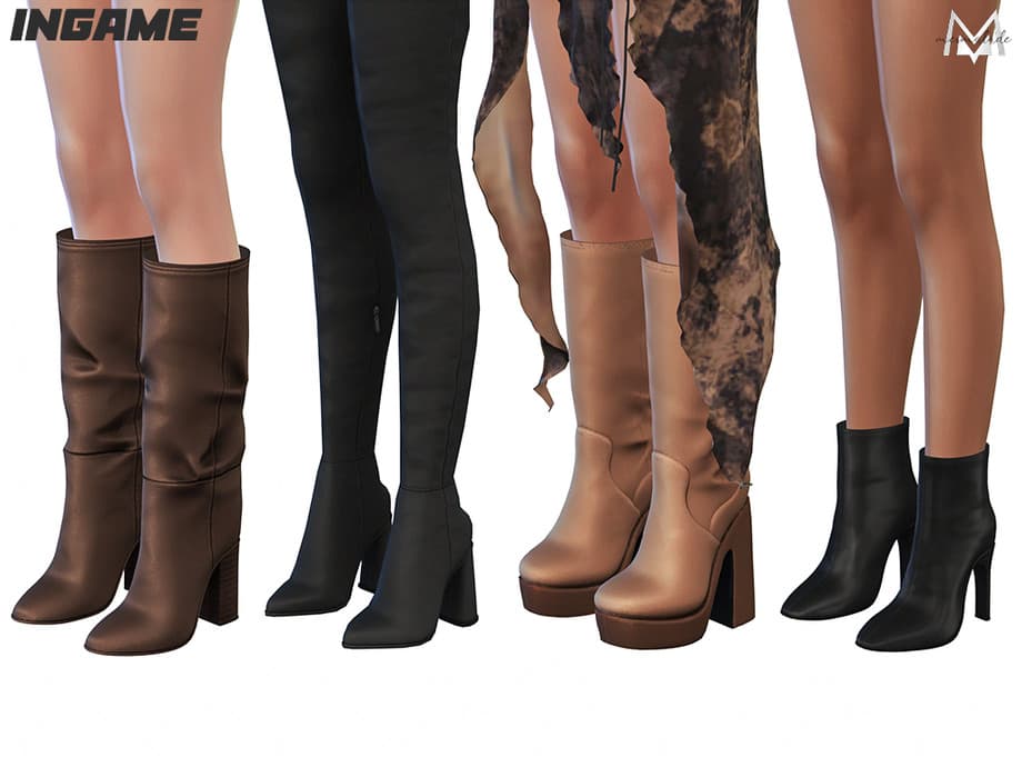 Галерея мода Коллекция обуви Essential Boots Collection #1